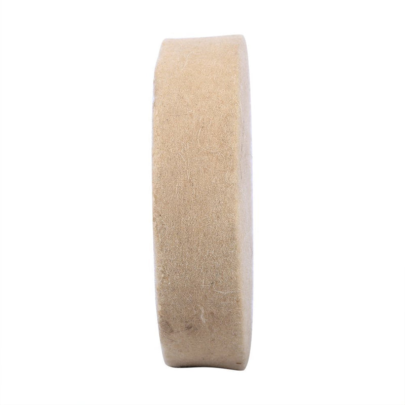 Pack of 4 polishing discs, beige wool felt polishing discs, wool felt wool felt sanding bench, felt disc polishing wool polishing polishing disc grinding round wheel wool felt polishing disc 100 x 25 mm