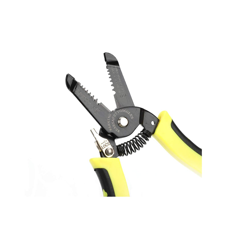 Wire Stripping Tool Karcy Wire Crimper AWG 22-10 Multi-Function Steel Yellow Black Pack of 1