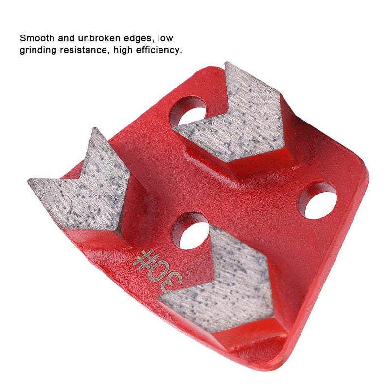 Bagima Trapezoid Sanding Segment Metal 9X7X6 Pack of 3 Trapezoid Diamond Floor Sanding Pad Disc 30 Grit Metal Bond Scraper