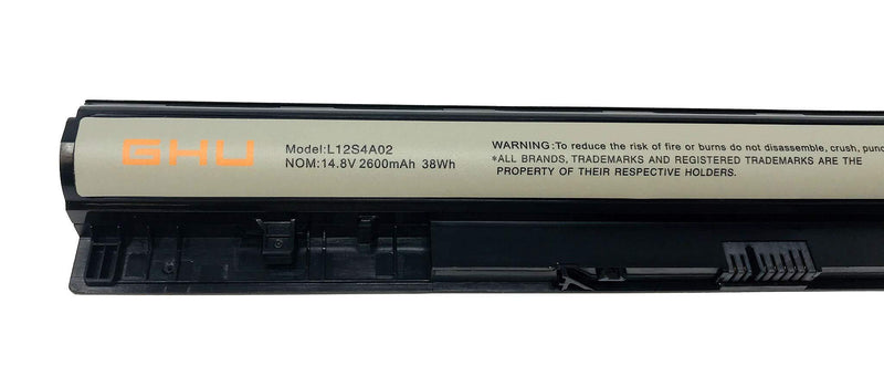 New GHU Battery L12L4A02 L12L4E01 L12M4A02 L12M4E01 L12S4A02 L12S4E01 2600 mAh Compatible with Lenovo IdeaPad G400S G405S G410S G510S G500S G505S G510S S410P S510P Touch Z710 G40-30 G40-45 G40-70