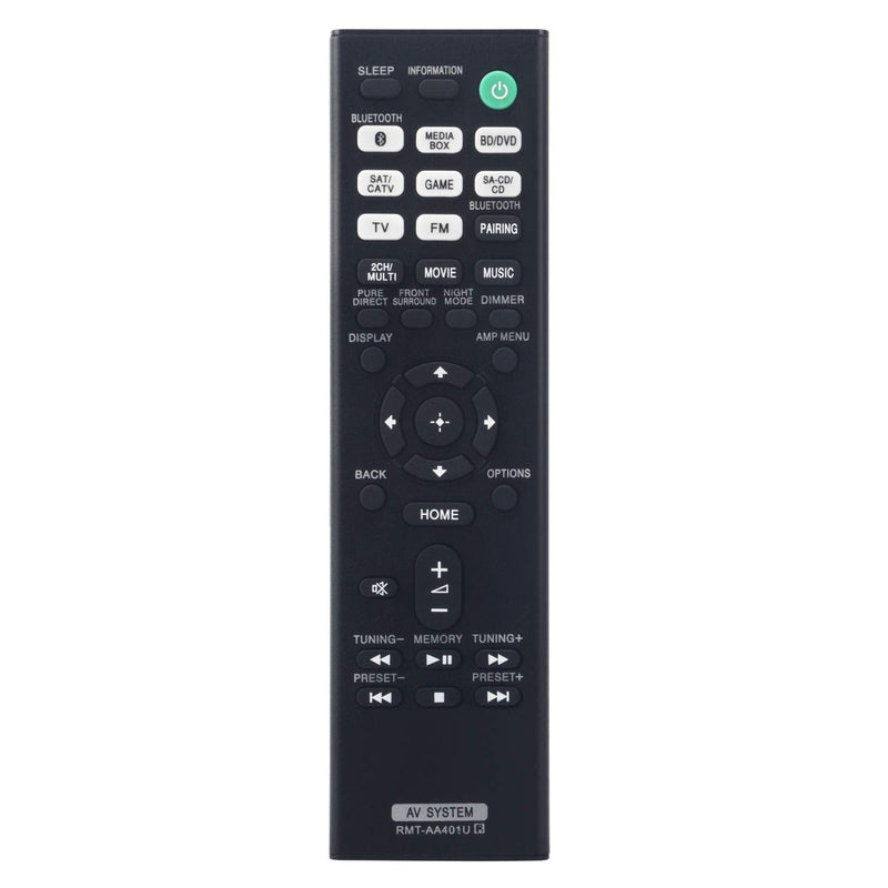 RMT-AA401U Replacement Remote Control fit for Sony Multi Channel AV Receiver STR-DH190 STR-DH590 STR-DH790