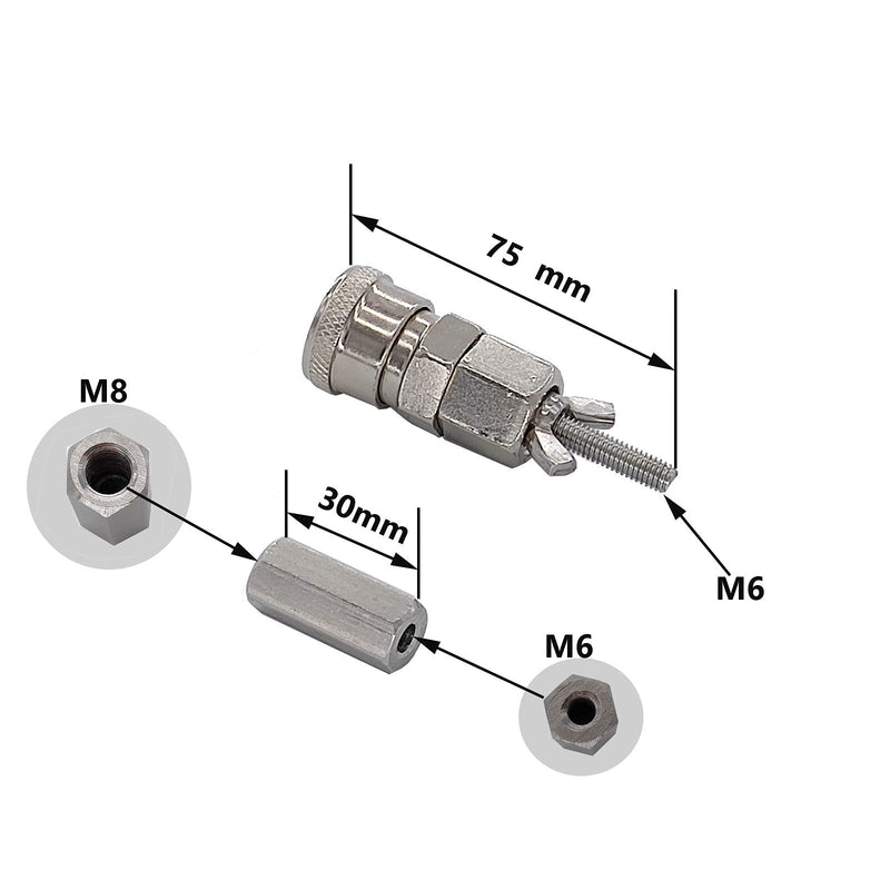 Vac-U-Lock Connector DIY Design, End Connector for Reciprocating Linear Actuator