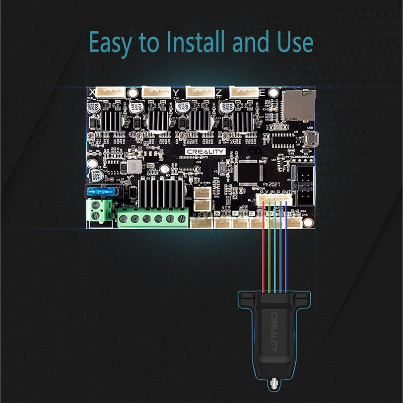 Creality CR Touch Auto Bed Leveling Sensor Kit Compatible to Ender 3 V2/Ender 3 Pro/Ender 3/Ender 3 Max/Ender 5/Ender 5Pro/CR 10 with 32 Bit V4.2.2/V4.2.7 Mainboard 3D Printer