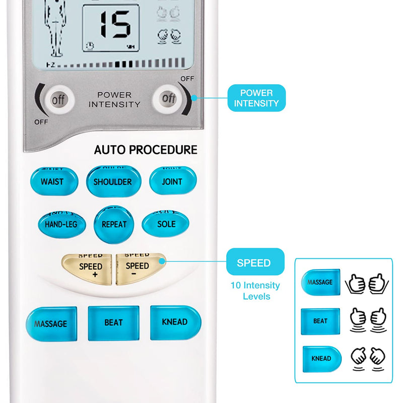 Easy@Home TENS Unit Muscle Stimulator - Electronic Pulse Massager, 510K Cleared, FSA Eligible OTC Home Use handheld Pain Relief therapy Device-Pain Management Machine Gift for Mom Dad - EHE009