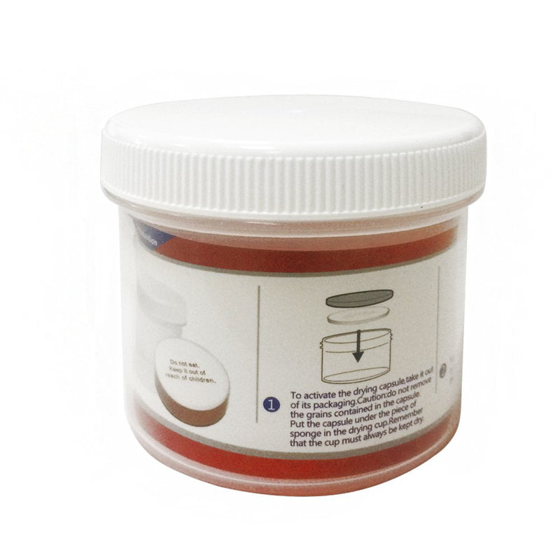 Hearing Aid Dehumidifier Hearing Aids Drying Set (Include One Drying Jar and One Drying Capsule) 2 Piece Set
