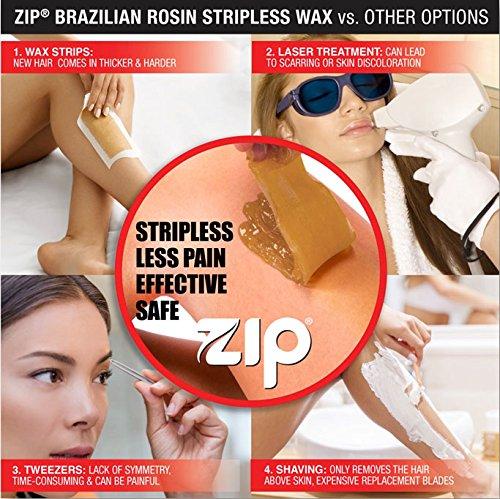 Zip Wax Hot Wax Hair Remover 7 Oz by ZIP 7 Ounce (Pack of 1)