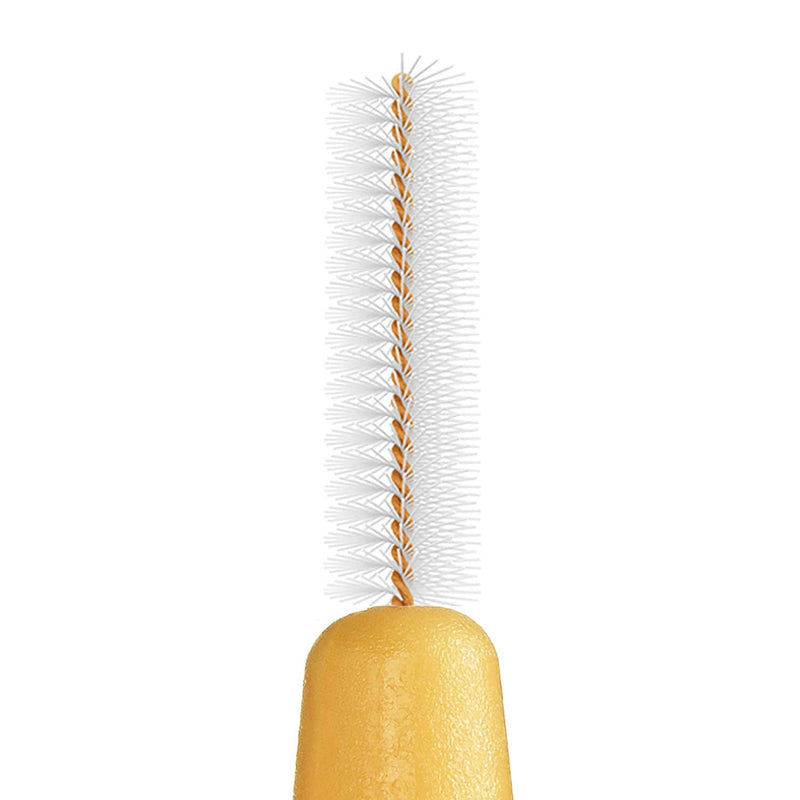 TEPE Extra Soft Interdental Brush Cleaners – Dental Brushes Between Teeth 8 Pk, Orange 0.45mm