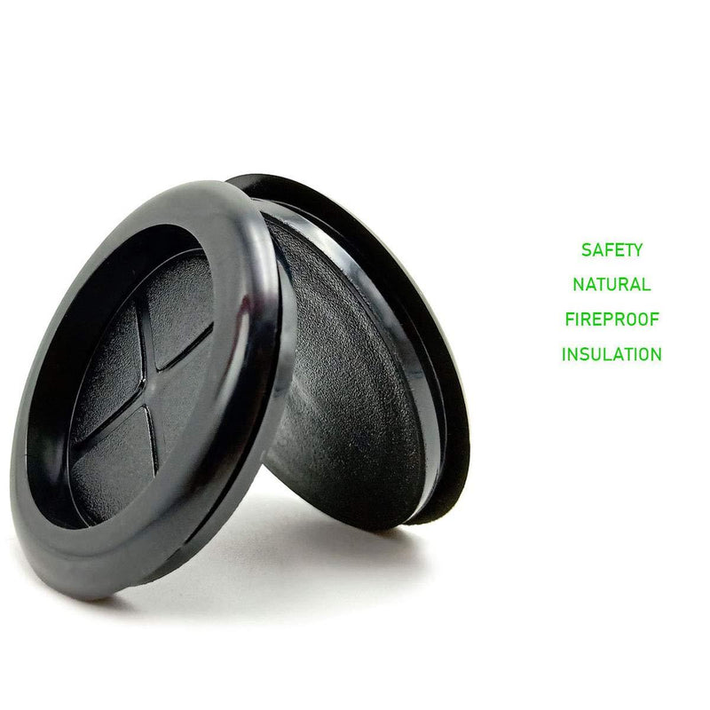 Rubber Grommet, 1-3/16" Inside Diameter 1-3/8"Drill Hole, Rubber Hole Plug,Synthetic Rubber Grommets Wire Protection,Firewall Plug Grommet,15 PCS 1-3/16" ID 1-3/8"Drill Hole