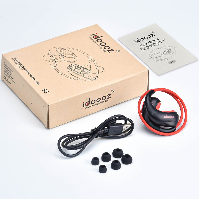 Wireless Headphones, Bluetooth Headphones with Mp3 Player Included 16 GB Memory, Earbuds with Bluetooth, in-Ear Headphone for Workout, Cordless Sports Ear Buds for Gym Running Jogging (All-in One)