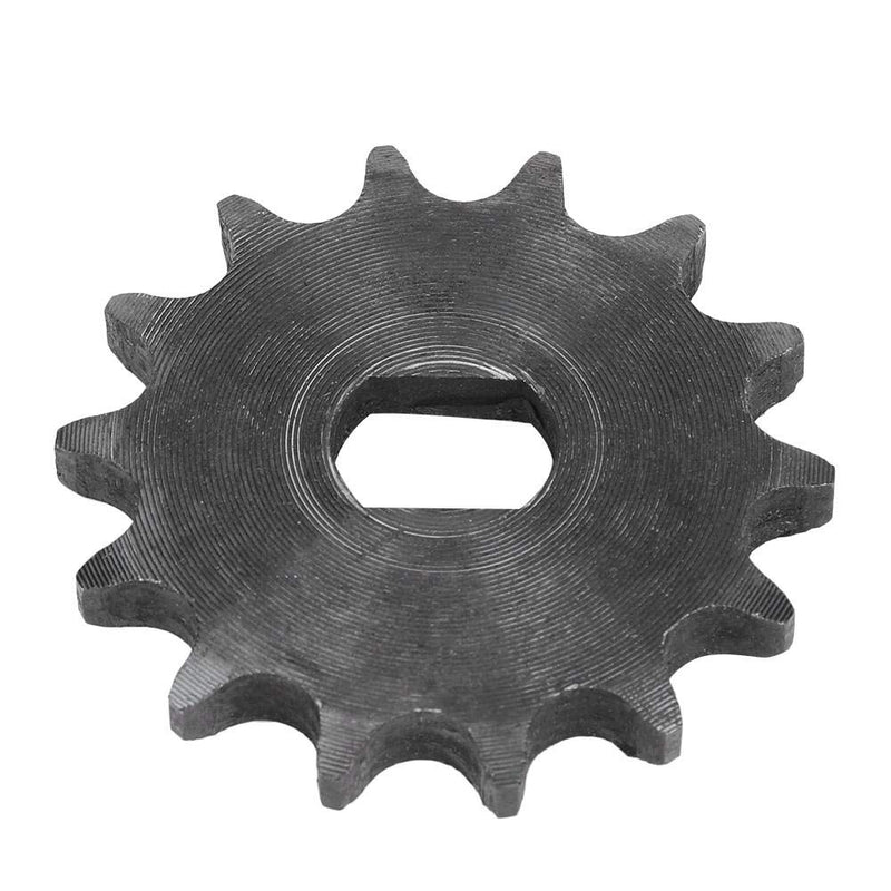 Keenso Chain Sprocket Gear,14 Tooth Sprocket Pinion Gear 428 Metal Chain Sprocket for Electric Scooter 12x17mm