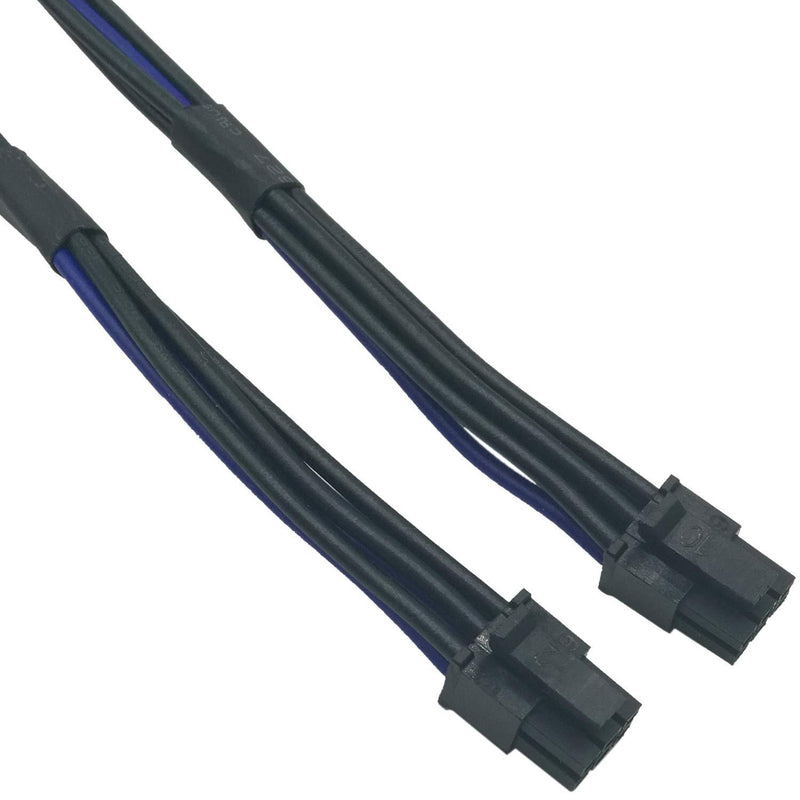 COMeap Dual Mini 6 Pin to 8 Pin PCI Express Video Card Power Adapter Cable for Mac Pro Tower / Power Mac G5 15-inch(38cm)