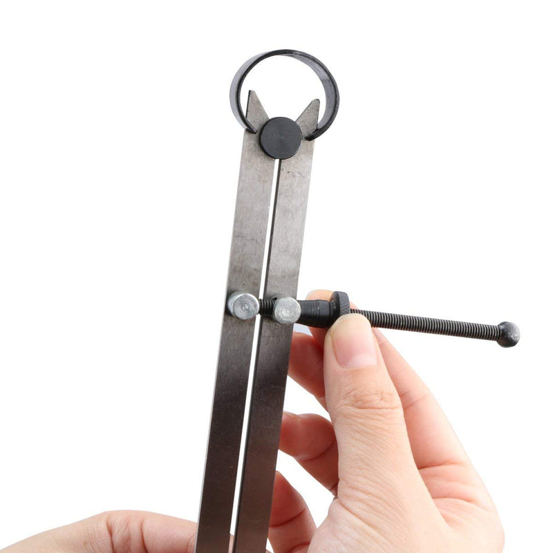 KISSBUTY Spring Inside Outside Divider Caliper Set Measures 8 inch Machinist Tools 3-pack, 230mm Leg Length