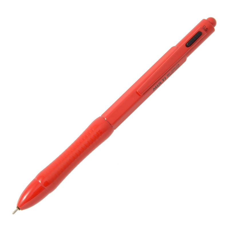 OHTO 2+1 Multi-Function Pen, 0.5mm Mechanical Pencil, Black & Red 0.7mm Ballpoint Pen, Red (MF-20K3A=ItaAka)