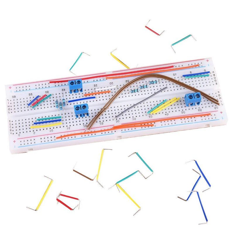 Aoicrie Jumper Wire Kit, 840 Pieces Preformed Breadboard Jumper Wire Kit,14 Lengths Assorted Jumper Wire for Breadboard Prototyping Solder Circuits 840Pieces Jumper Wire Kit
