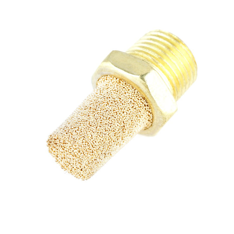 25Pcs/Set Solenoid Valve Pneumatic Silencer Filter Silencer G1/8 Male Thread Pneumatic Air Exhaust Noise Filter Silencer Silencer