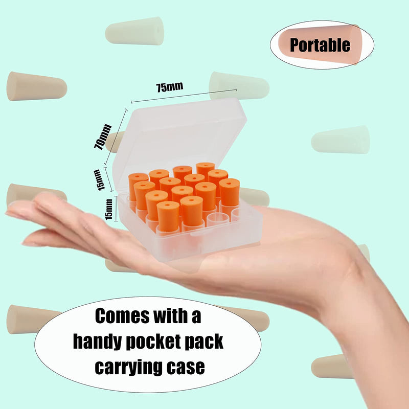 Ear Plugs for Sleeping Noise Cancelling - 33 dB Highest NRR Soft Foam Earplugs - Ear Protection Earbuds for Sleep, Concerts, Musician, Shooting, Travel, Study, Adults and Kids Style 2