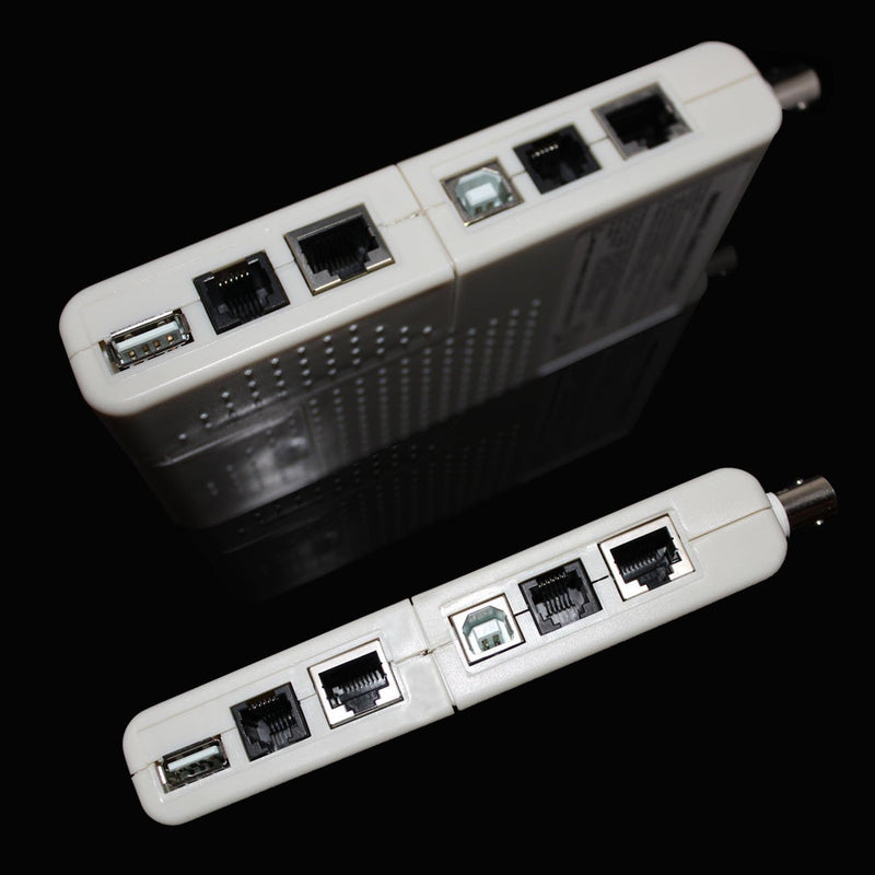 Optimal Shop 4 in 1 Network Cable Tester RJ45/RJ11/USB/BNC LAN Cable Cat5 Cat6 Wire Tester