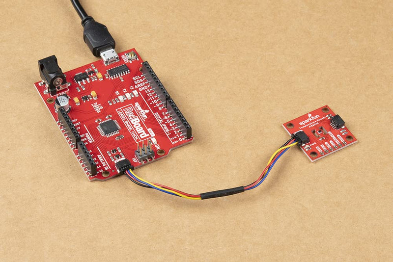 SparkFun Digital Temperature Sensor Breakout - AS6212 (Qwiic) - High Accuracy Low Power Consumption Board Small Size 1 inch by 1 inch Footprint Configurable Alert pin 8 Selectable I2C addresses