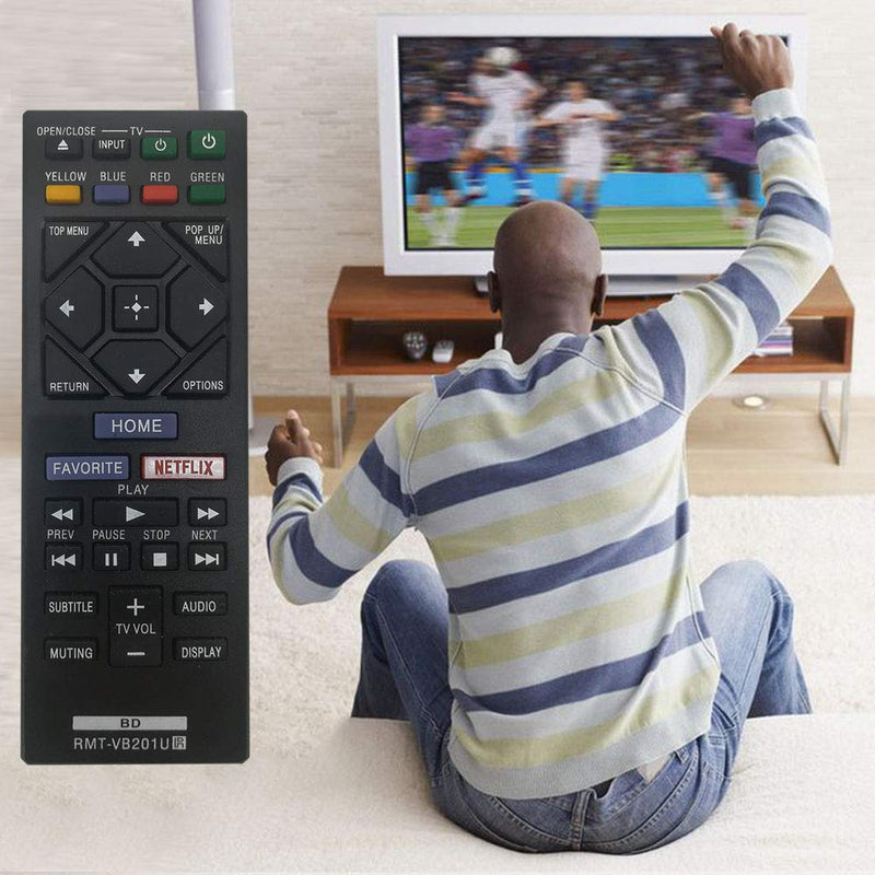 New Replacement RMT-VB201U Remote Control for Sony Blu-ray Player BD Disc DVD BDP-S1700 BDP-S3700 BDP-BX370 UBP-X700 BDPS3700 BDPBX370 BDPS1700 - Pre-Programmed