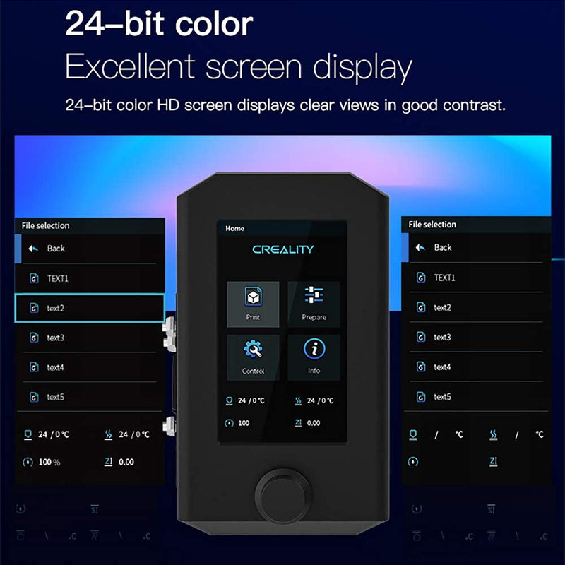 Creality Original Upgrade Ender 3 V2 Intelligent Screen Kit HD Color Screen Display Compatible with Ender-3 V2, Ender 3 pro, Ender 3 3D Printer