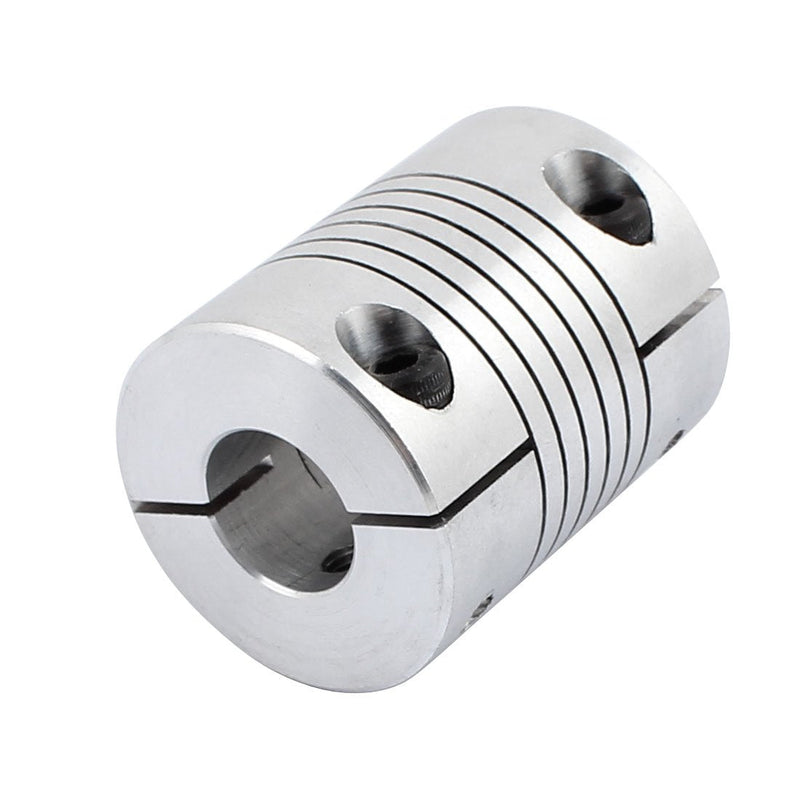 uxcell 12mm to 14mm Shaft Coupling 40mm Length 32mm Diameter Stepper Motor Coupler Aluminum Alloy Joint Connector for 3D Printer CNC Machine DIY Encoder 12-14mm