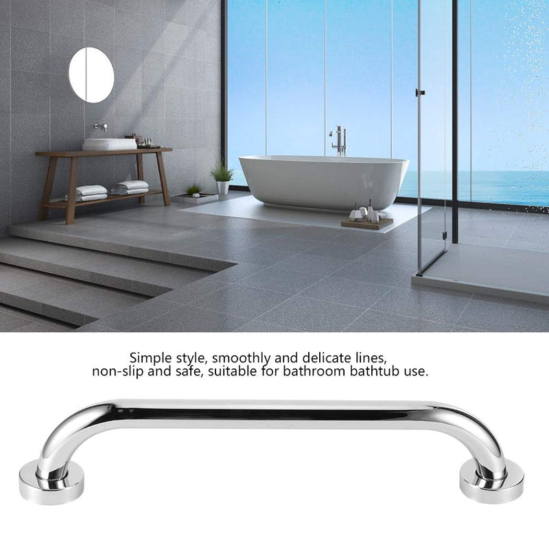 Bathroom Safety Armrest, 42.5cm Stainless Steel Bathtub Hand Bar Bathroom Handrails Toilet Accessories for Elderly Children