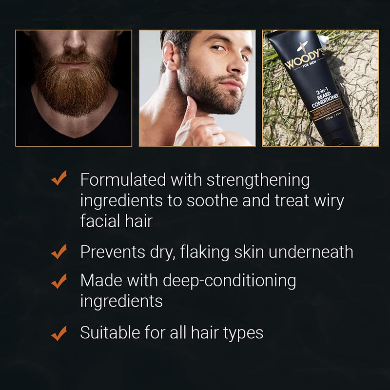 Woody's Beard 2-in-1 Conditioner, 4 Ounce