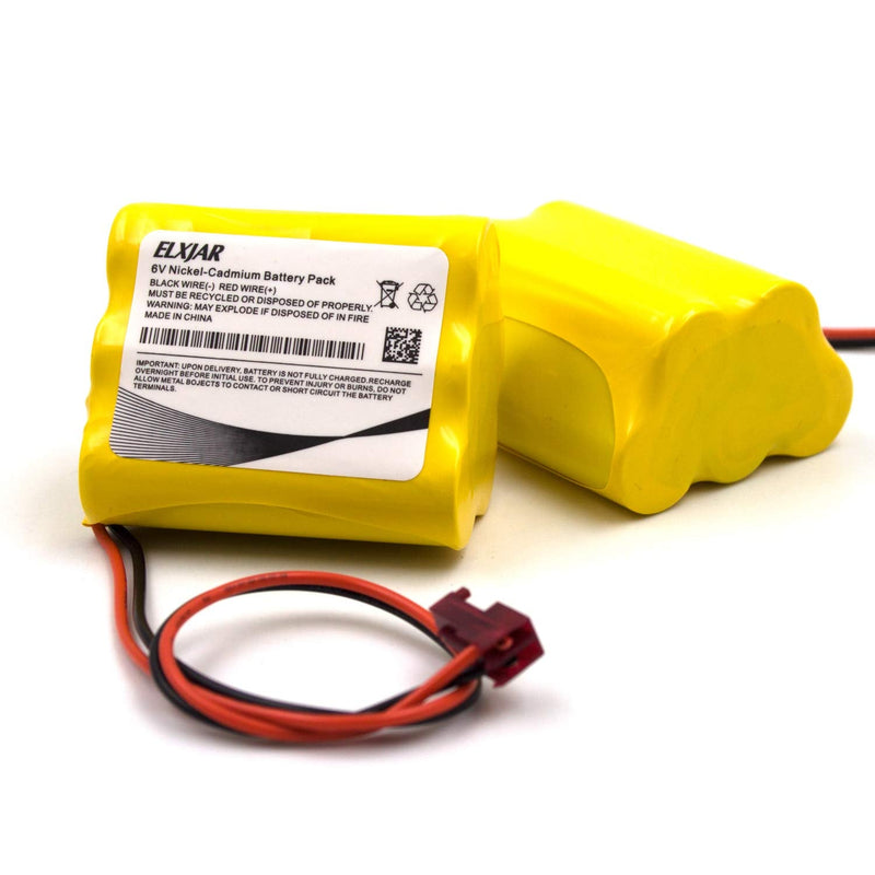 (5-Pack) 6V AA Ni-CD Battery Pack Replacement for Sure-Lite 026-149, SL026-149, S/L 026-149, ANIC1204, Energizer 41B020AF17201，Dantona CUSTOM-55 Emergency Lighting