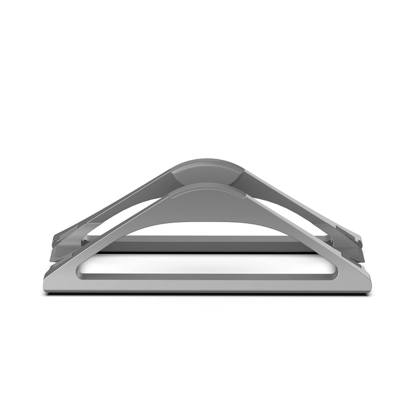 HumanCentric Vertical Laptop Stand for Desks (Space Gray) | Adjustable Holder to Dock Apple MacBook, MacBook Pro, and Other Laptops to Organize Work & Home Office