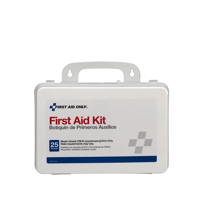 First Aid Only 25 Person Contractor OSHA First Aid Kit, Plastic Case