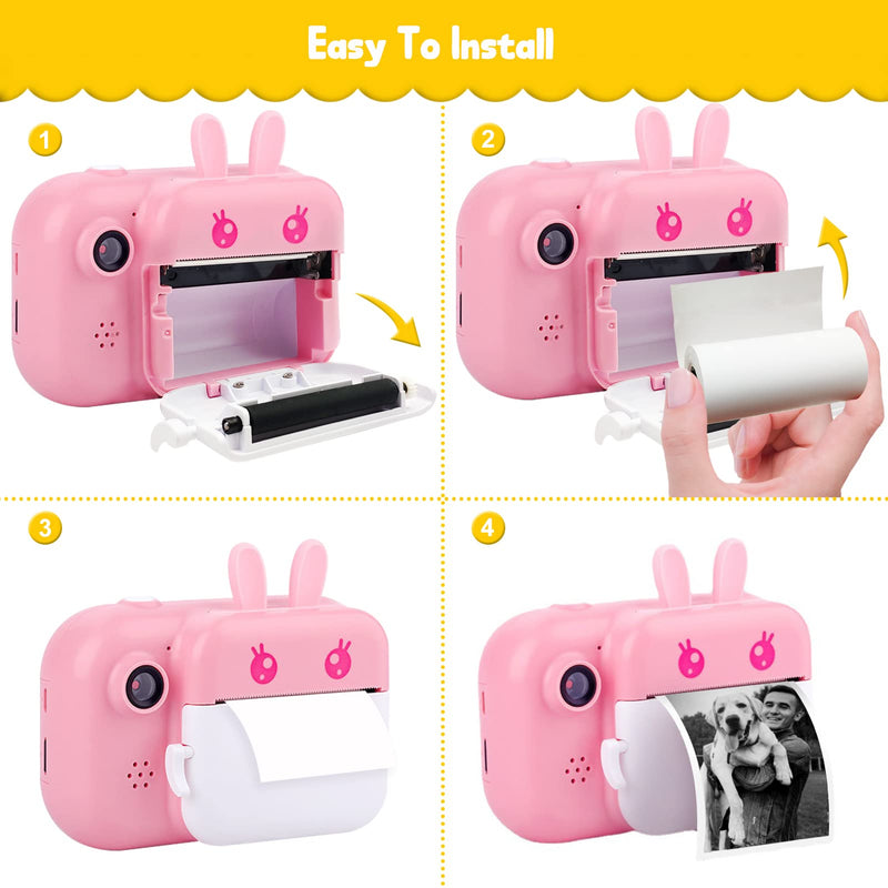 10 Rolls Camera Paper for Kidizoom Print Camera Paper Refill, 2.2x1 Inch Camera Print Paper Compatible with VTech/Kidizoom/Dragon Touch Camera Refill Paper Kit for Most Kids Instant Camera