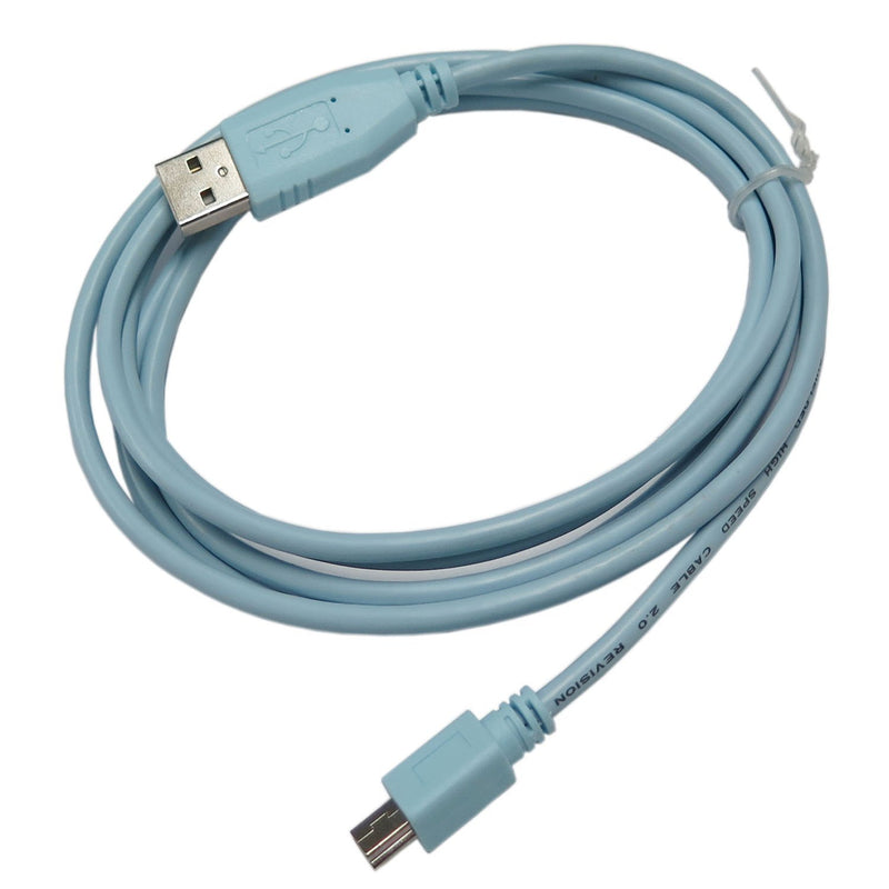 EDIMS 6FT USB to Mini USB Network Routers Cable CAB-Console-USB USB Console Cable for Cisco Routers and Switches
