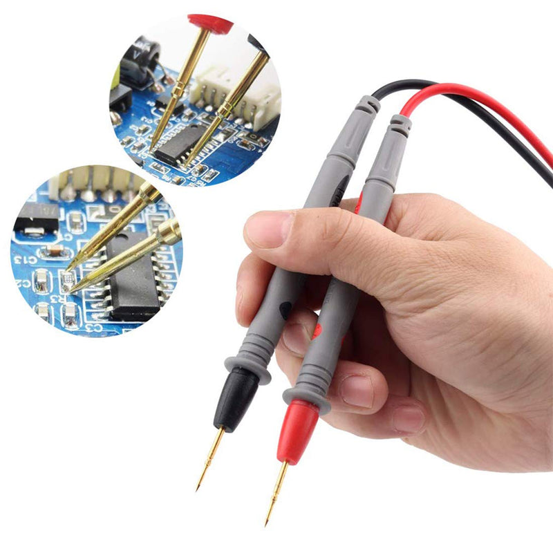 uxcell Multimeter Test Leads, Digital Multimeter Probe Tester Lead Wire Pen Cable with Alligator Clips,1000V 20A, 4-in-1 Set