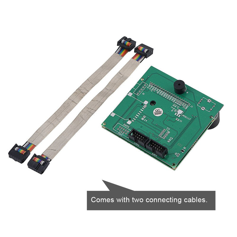 LCD Screen for Creality CR-10S / S4 / S5, CR10s LCD Screen, Replacement LCD Screen Controller Display with 2 Cable for Creality CR-10S 3D Printer, 3D Printer Kit Accessory