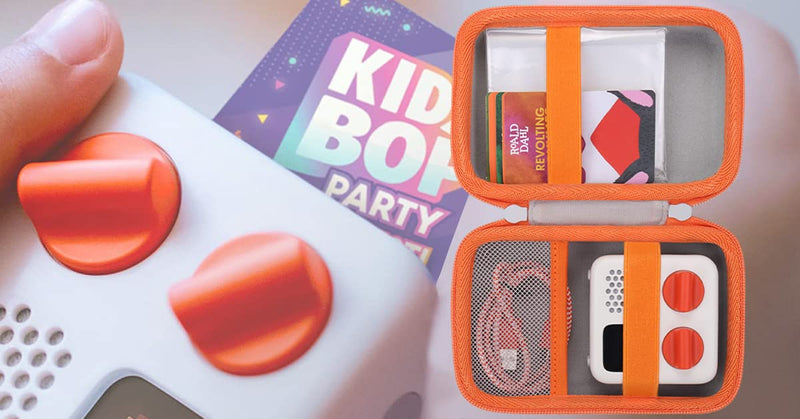 Aenllosi Hard Carrying Case Compatible with Yoto Mini Kids Audio Music Player Children’s Speaker Plays Audiobook and Cards Card Case Hold up to 36 Yoto Cards for Yoto Mini Player