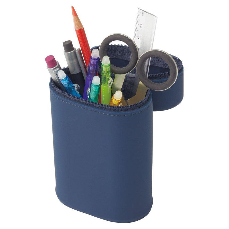 Richtub Stand Pen Case Oval Type L A 7695-24 Black
