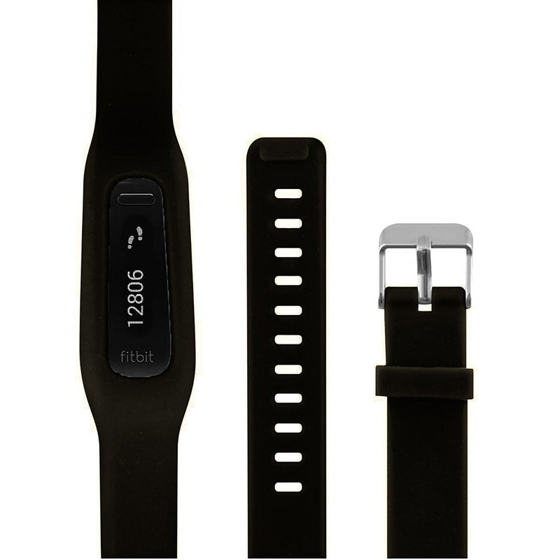QGHXO Buckle Bracelet for Fitbit One, Replacement Silicone Band with Chrome Watch Clasp and Fastener Buckle for Fitbit One A-10pcs Bands