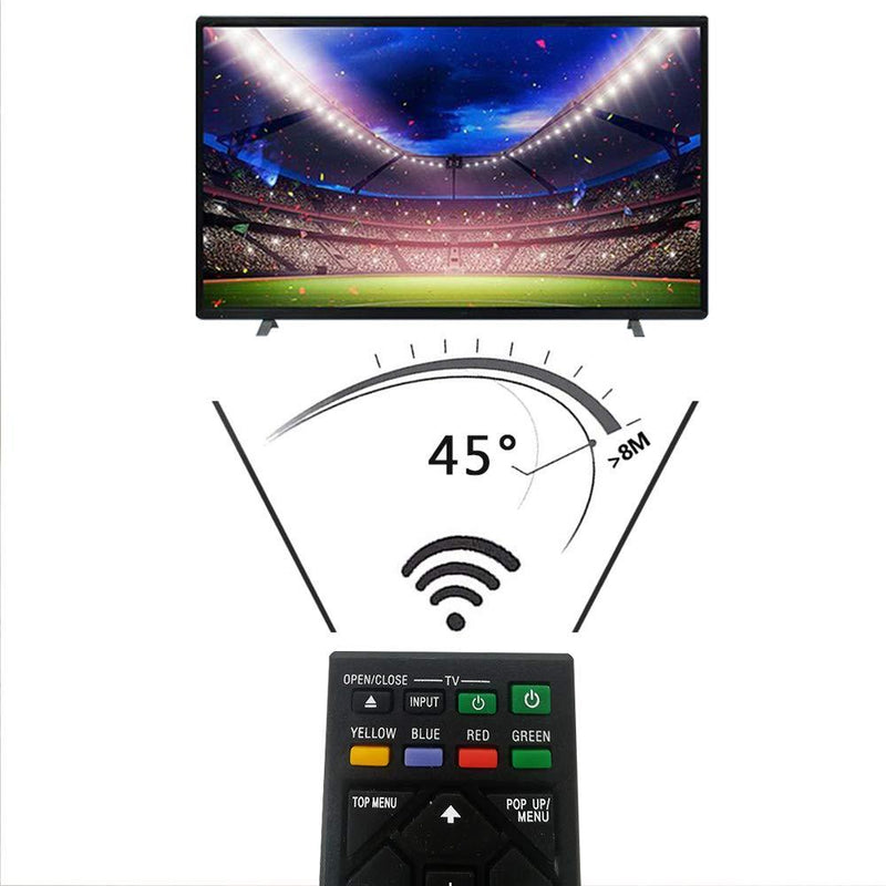 New Replacement RMT-VB201U Remote Control for Sony Blu-ray Player BD Disc DVD BDP-S1700 BDP-S3700 BDP-BX370 UBP-X700 BDPS3700 BDPBX370 BDPS1700 - Pre-Programmed