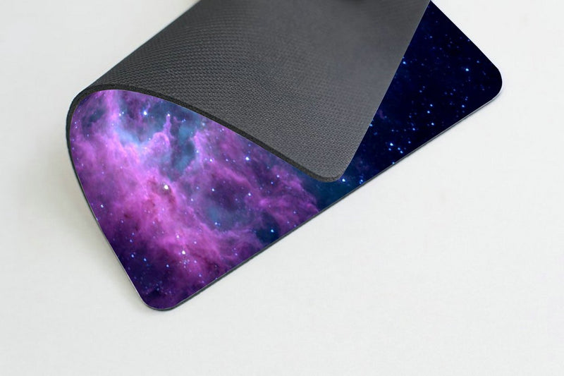 Smooffly Mouse Pad Purple Galaxy Customized Rectangle Non-Slip Rubber Mousepad Gaming Mouse Pad Mat