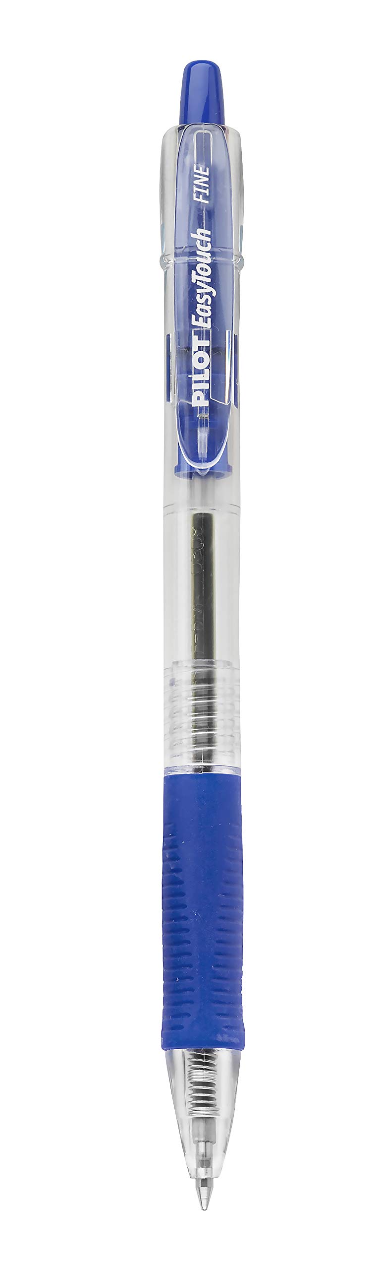 PILOT EasyTouch Refillable & Retractable Ballpoint Pens, Fine Point, Blue Ink, 12-Pack (32211) Pack of 12