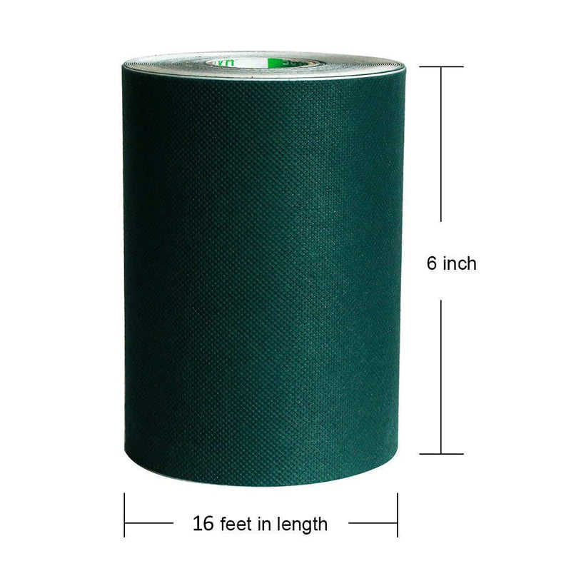 SunVilla Premium Artificial Grass Green Joining Fixing Tape Self Adhesive Lawn Carpet Seaming Tape (6 in x 16' (15cm x 5m)) 6 in x 16' (15cm x 5m)