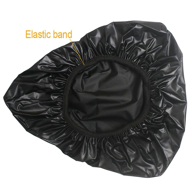 Kulannder Waterproof Bike Saddle Cover in Black, Bicycle Seat Rain Cover with Elastic, 3Packs Bike Seat Cover