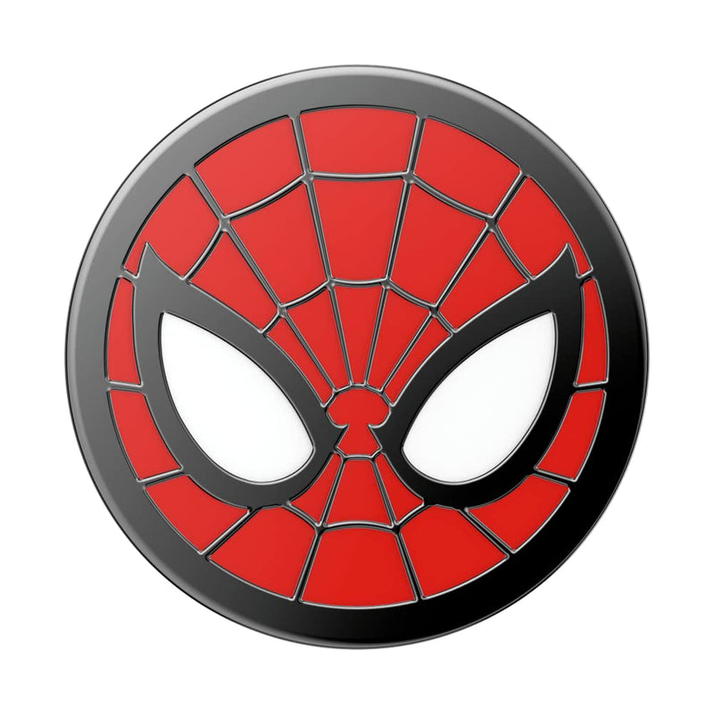 PopSockets: PopGrip - Expanding Stand and Grip with a Swappable Top for Smartphones and Tablets - Enamel Marvel Spiderman