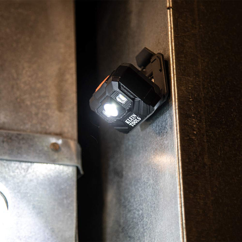 Klein Tools 56062 Rechargeable LED Headlamp/Worklight for Klein Hardhats, 300 Lumens, All-Day Runtime, 3 Modes, for Work and Outdoors