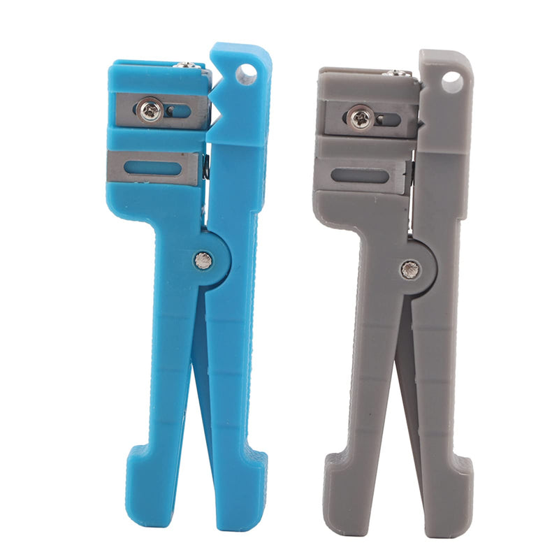 Fiber Optic Jacket Stripper Coaxial Cable Stripping Cutter Tool Cable Cutter Crimper 45-163 + 45-162 45-162+45-163