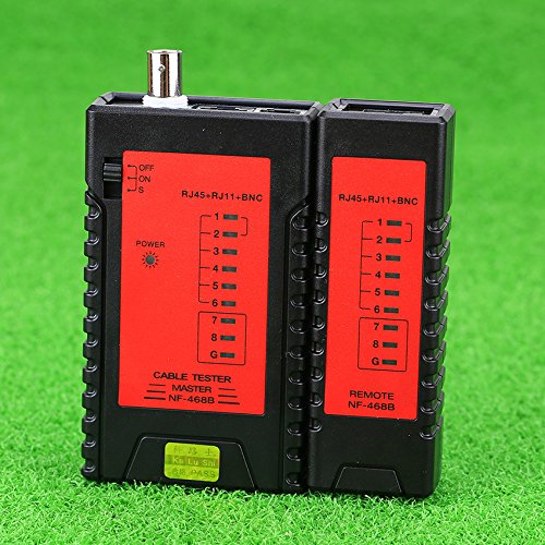 Nf-468b Network LAN Cable Wire Tester Rj45 Rj11 Rj12 BNC Cat5 Tracker Wire Cable Tracer