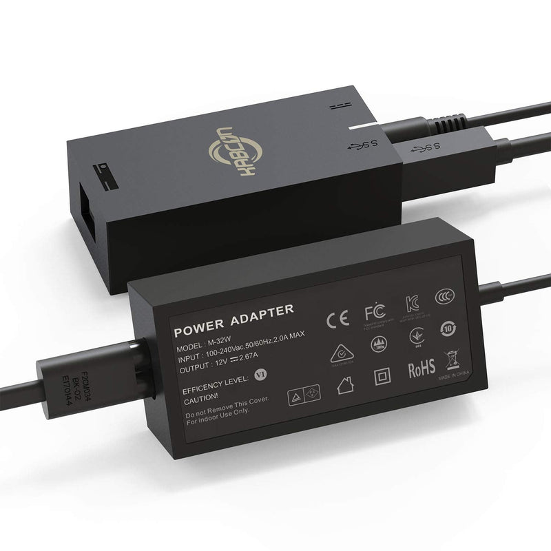 Kinect Adapter for Xbox One S Xbox One X Windows PC [UL Listed] Xbox Kinect Adapter Power Supply for Xbox 1S 1X Kinect 2.0 Sensor, Xbox One Kinect Adapter for PC Windows 10 8.1 8