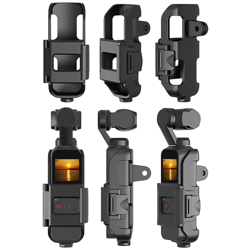 JORIXXY 4 in 1 Tripod and Action GoPro Mount Stand Bracket for DJI Osmo Pocket for DJI Pocket 2, Action Cam Mount with Tripod Mount and Screw