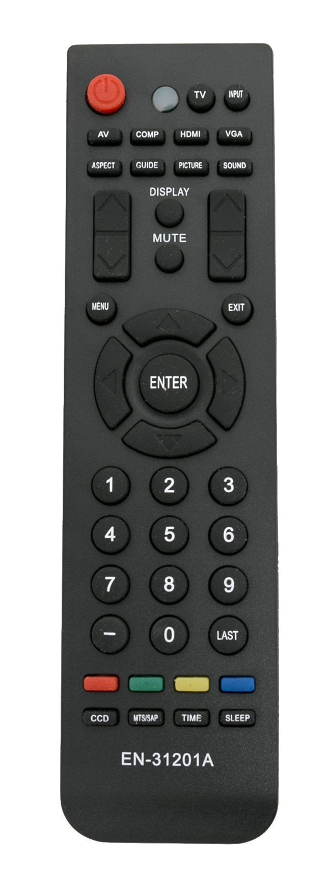 New Replace Remote EN-31201A for Hisense TV F24V77C F24V86C F46V89C F55V89C LEDN32K15US LHD32K20AUS LHD32K26US LHD37V87US LHDN32V66AUS LTDN23K15US LTDN24K16US LTDN24K20US LTDN24V87US