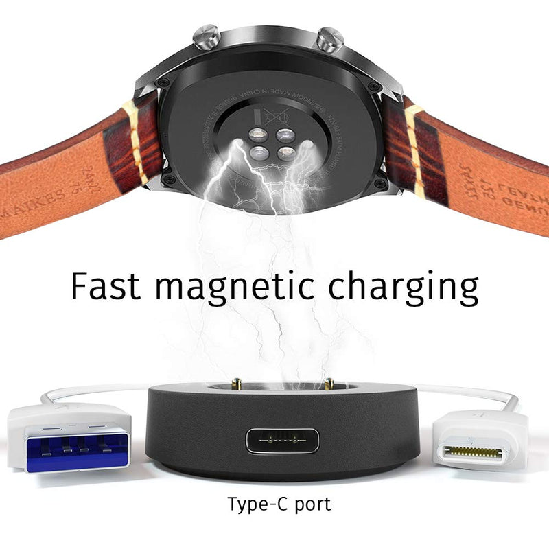AWINNER Charger Compatible for Huawei Watch GT Classic Sport, GT2, GT 2e, Honor Watch Magic Magic 2, Honor Watch Dream - USB Charging Cable 100cm (1-Pack) 1-Pack